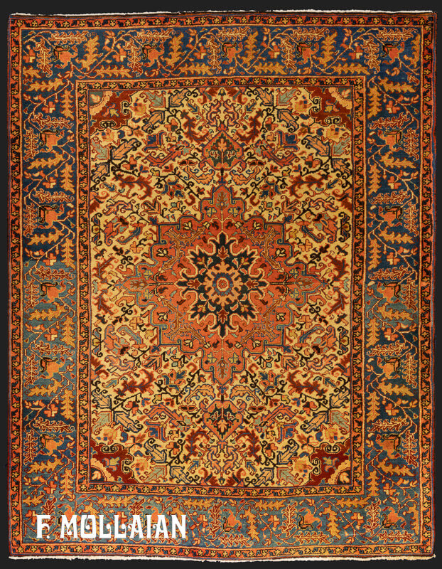 Antique Persian Heriz (heris) Rug n°:63444570
